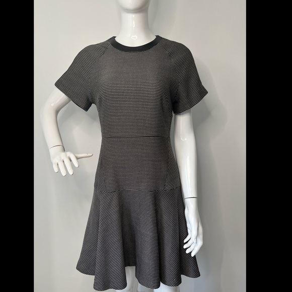 RAG & BONE Watson Flared Micro Houndstooth Dress - Picture 3 of 6